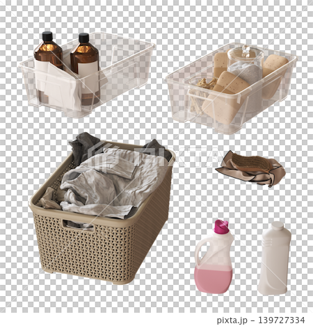 Bathroom accessories isolated on transparent background, bidet, 3D illustration, cg render Bathroom accessories isolated on transparent background, bidet, 3D illustration, cg render 139727334