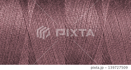 Red fiber textile background with diagonal weaving 139727509