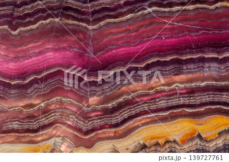 macro mineral stone fluorite on a white background 139727761