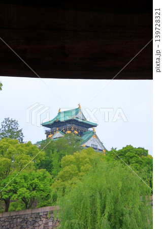 大阪城公園の新緑風景 大阪城公園の新緑風景 139728321