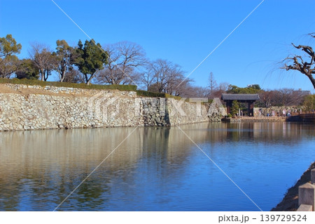 【姫路市】 姫路城 大手門 堀 国宝 世界遺産 【姫路市】 姫路城 大手門 堀 国宝 世界遺産 139729524
