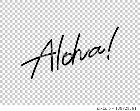 手寫文字_Aloha 139729561