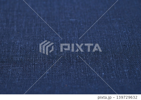 blue hemp viscose natural fabric cloth color, sackcloth rough texture of textile blue hemp viscose natural fabric cloth color, sackcloth rough texture of textile 139729632