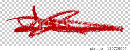 red pencil strokes isolated on transparent background red pencil strokes isolated on transparent background 139729995