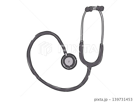 黒い聴診器 黒い聴診器 139731453