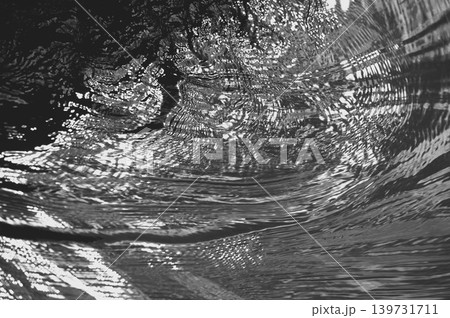 水流と波紋の銀塩メタリックテクスチャー3 139731711