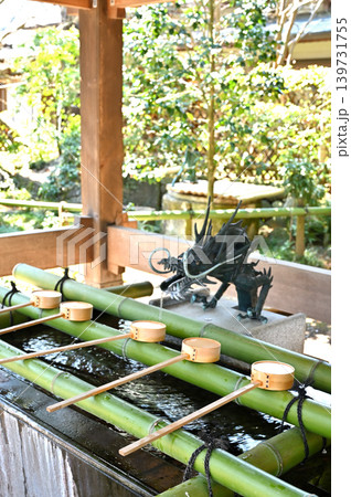岩槻散歩：久伊豆神社　手水舎 139731755