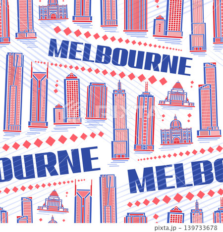 Vector Melbourne Seamless Pattern Vector Melbourne Seamless Pattern 139733678