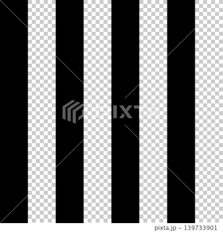 Black wide vertical stripe seamless pattern 139733901