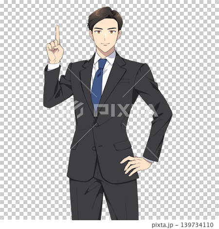 插圖描繪了一名工人直視鏡頭(指著鏡頭)。 插圖描繪了一名工人直視鏡頭(指著鏡頭)。 139734110