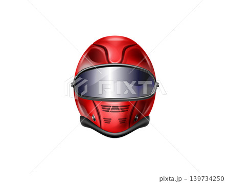 Motorcycle Helmet Mockup on transparent background 139734250