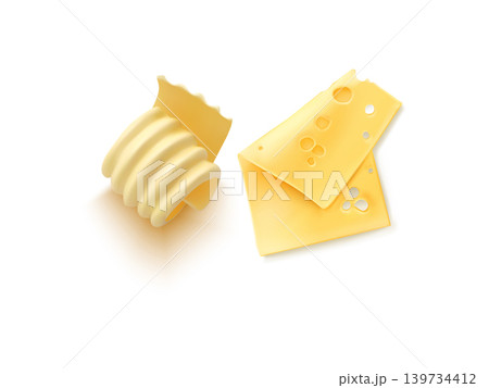 Piece of delicious cheese cut out on transparent background 139734412