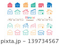 家のフレームセット 139734567
