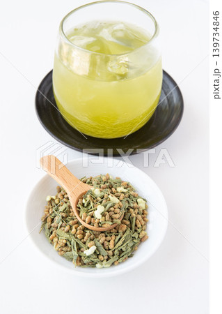 冷たい抹茶入り玄米茶 139734846