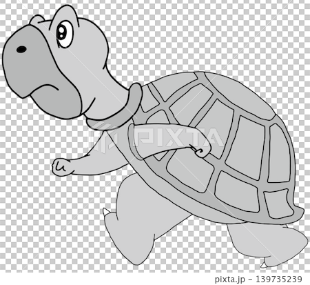 Hand-drawn animal illustration ☆ Turtle 139735239