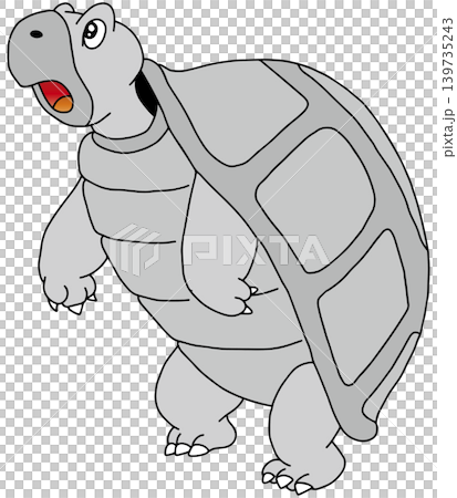 手書き動物イラスト☆カメさん 手書き動物イラスト☆カメさん 139735243