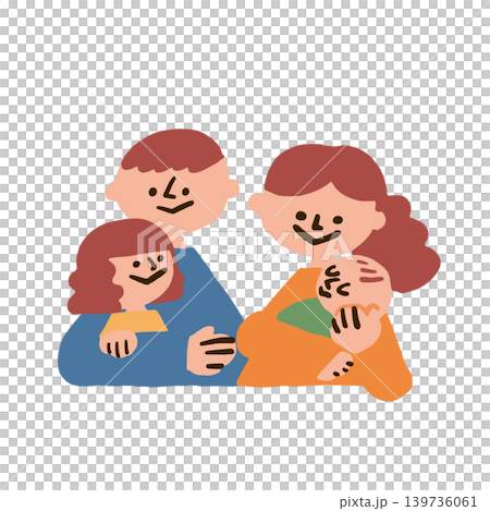 Family with baby Family with baby 139736061