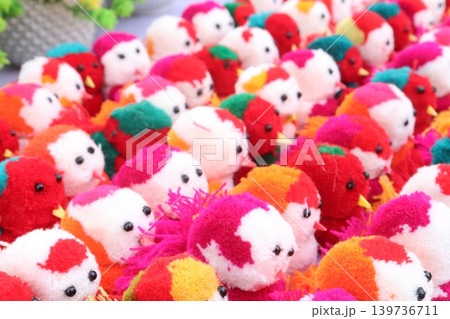 woolen pom bird doll on shop 139736711