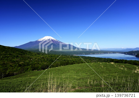 5月の富士山 (撮影地:山中湖明神山パノラマ台付近) 5月の富士山 (撮影地:山中湖明神山パノラマ台付近) 139736721