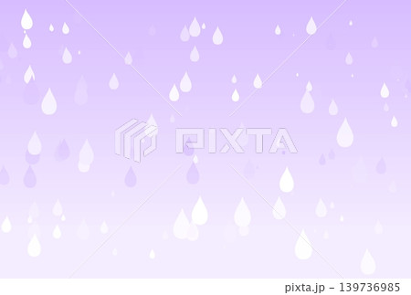 薄い紫色の雨の降るイメージの背景 薄い紫色の雨の降るイメージの背景 139736985