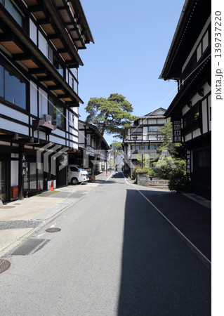 草津温泉街の昼間の景色,湯畑エリア 草津温泉街の昼間の景色,湯畑エリア 139737220