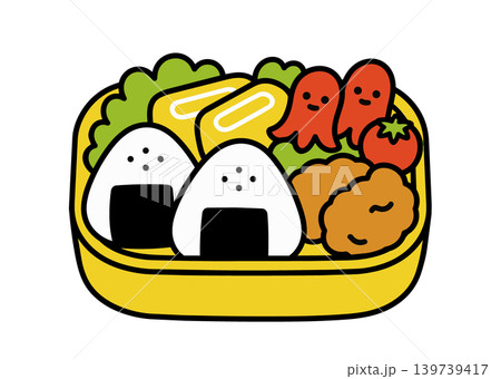 お弁当のイラスト お弁当のイラスト 139739417