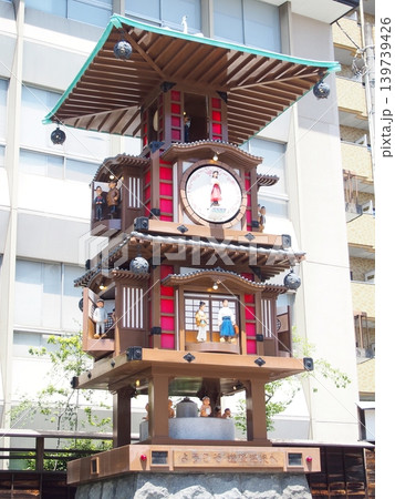 道後温泉の坊ちゃんカラクリ時計 道後温泉の坊ちゃんカラクリ時計 139739426