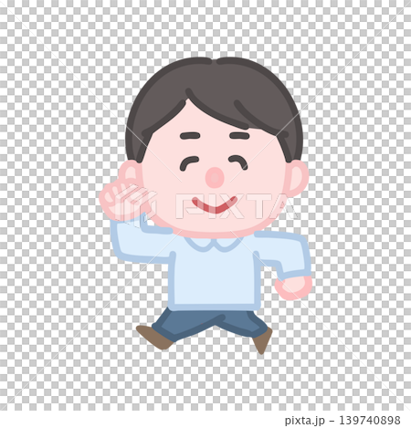 一個微笑的男人走過來。 139740898