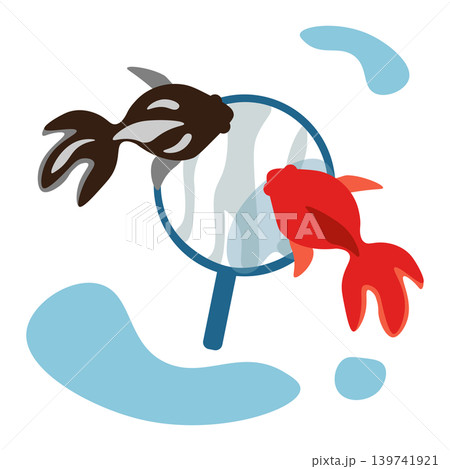 金魚すくいをイメージしたイラスト 金魚すくいをイメージしたイラスト 139741921