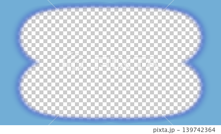 イラスト素材(フレーム、背景、壁紙)ブルー イラスト素材(フレーム、背景、壁紙)ブルー 139742364