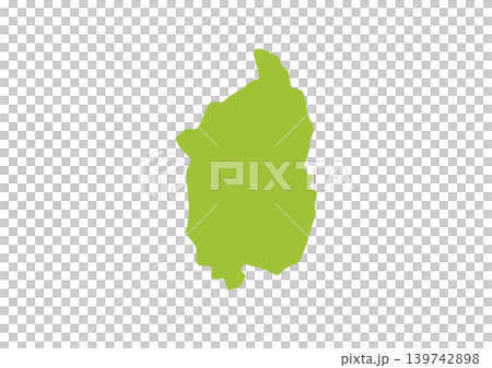 そこそこデフォルメされた滋賀県のイラスト そこそこデフォルメされた滋賀県のイラスト 139742898