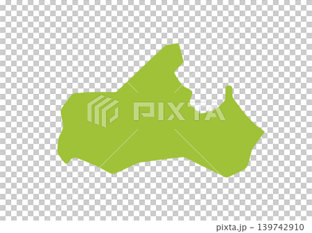 A somewhat stylized illustration of Yamaguchi Prefecture A somewhat stylized illustration of Yamaguchi Prefecture 139742910