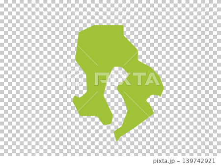 そこそこデフォルメされた鹿児島県のイラスト そこそこデフォルメされた鹿児島県のイラスト 139742921