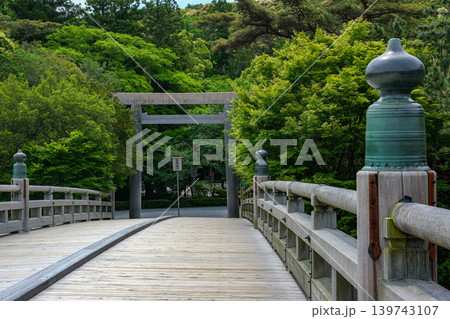 伊勢神宮内宮 宇治橋 伊勢神宮内宮 宇治橋 139743107