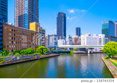 大阪 北浜界隈と土佐堀川 大阪 北浜界隈と土佐堀川 139743354