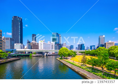大阪 北浜界隈と土佐堀川と中之島 139743357