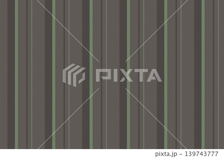 Ringdom fabric seamless background, sewing stripe vertical textile. Symmetry lines texture vector pattern in pastel and dark colors. 139743777