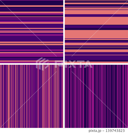 Vibrant abstract backgrounds collection featuring colorful stripes, geometric forms, and fluid shapes, ideal for screens, displays, posters, textile printing, and trend-driven digital design layouts. 139743823