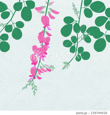 手描きの花のイラスト ハギ 手描きの花のイラスト ハギ 139744016