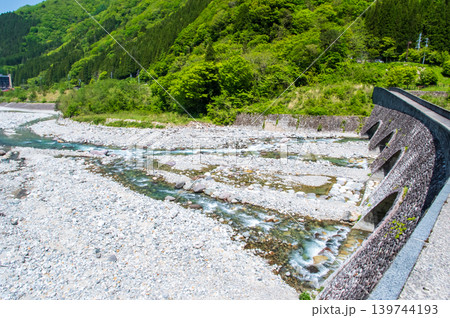奥飛騨温泉郷の絶景スポット「地蔵平砂防堰堤」 奥飛騨温泉郷の絶景スポット「地蔵平砂防堰堤」 139744193
