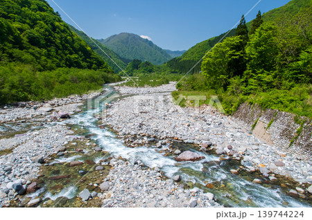 奥飛騨温泉郷の絶景スポット「地蔵平砂防堰堤」 奥飛騨温泉郷の絶景スポット「地蔵平砂防堰堤」 139744224