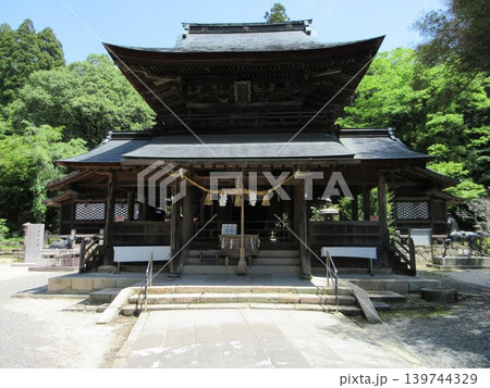 山口県山口市！古熊神社の拝殿 139744329