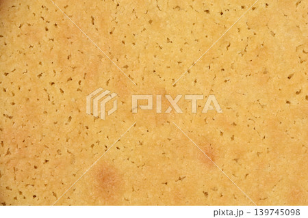 Baked Shortbread Biscuit Texture Close Up Baked Shortbread Biscuit Texture Close Up 139745098