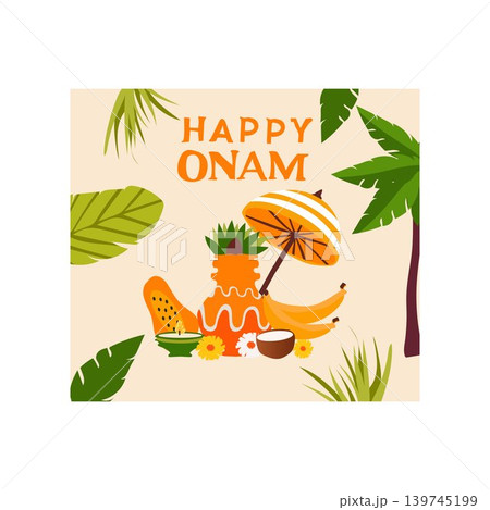 colorful happy onam indian templat onam wishes onam celebration 139745199