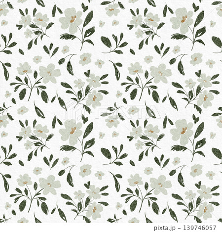 Floral Pattern Graphic Hand Drawn Floral Pattern Graphic Hand Drawn 139746057
