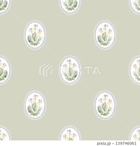 Cottagecore Floral Pattern Watercolor Hand Painted Cottagecore Floral Pattern Watercolor Hand Painted 139746061