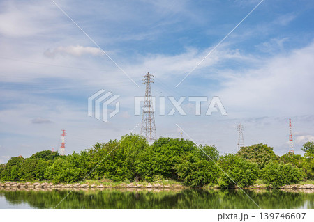 初夏の淀川風景 大阪府 高槻市 初夏の淀川風景 大阪府 高槻市 139746607