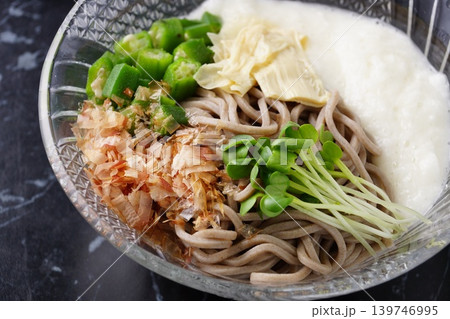 おくらトロロ蕎麦 139746995