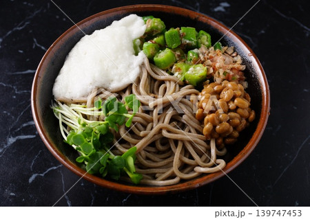 納豆とろろ蕎麦 納豆とろろ蕎麦 139747453