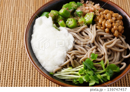 納豆とろろ蕎麦 139747457